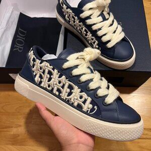 Dior B33 Men's Navy and Blue Trainers